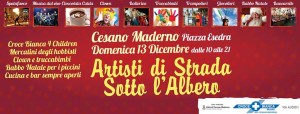 Scopri di più sull'articolo ARTISTI DI STRADA SOTTO L’ALBERO a Cesano Maderno