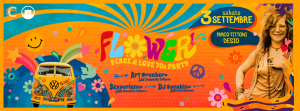 Scopri di più sull'articolo Flower! Peace & Love Party at Parco Tittoni – Desio | 03/09
