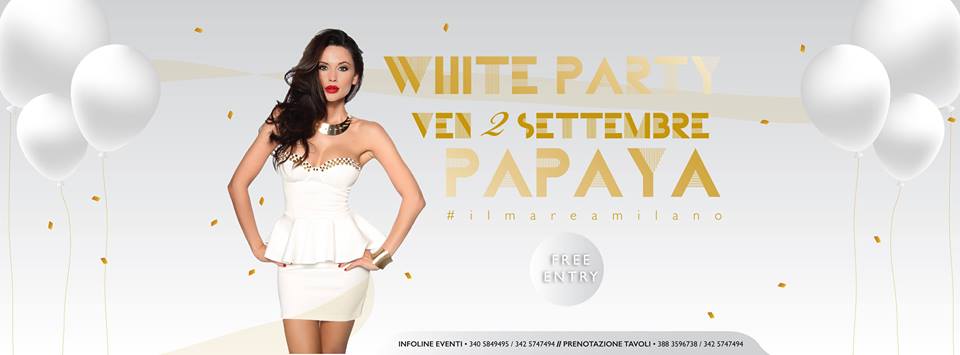 White Party - Papaya Idroscalo Milano