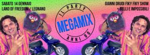 Scopri di più sull'articolo Megamix 90s Party + Gianni Drudi Live | Land of Freedom Legnano